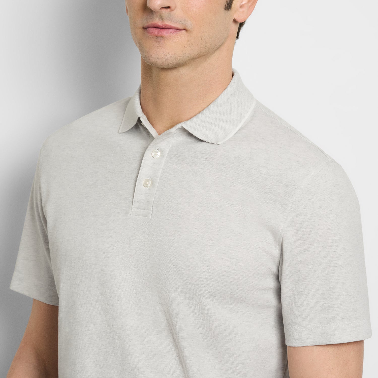 Essential Soft Touch Heather Polo