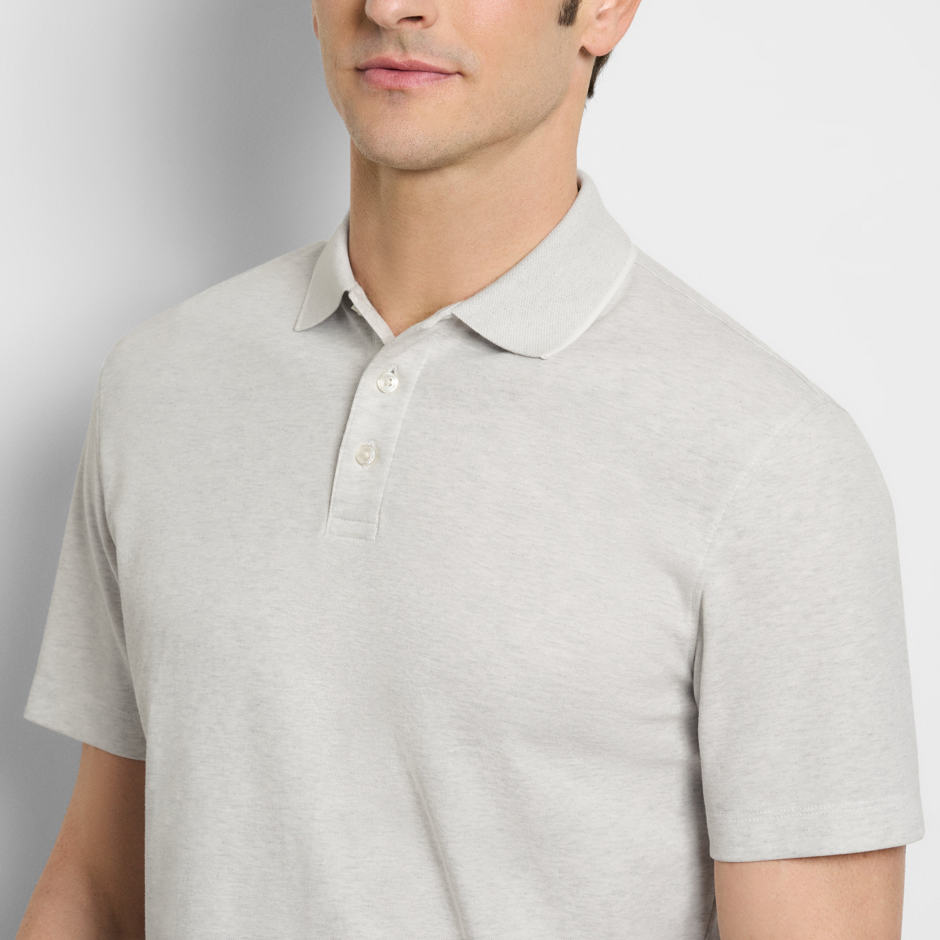 Essential Soft Touch Heather Polo