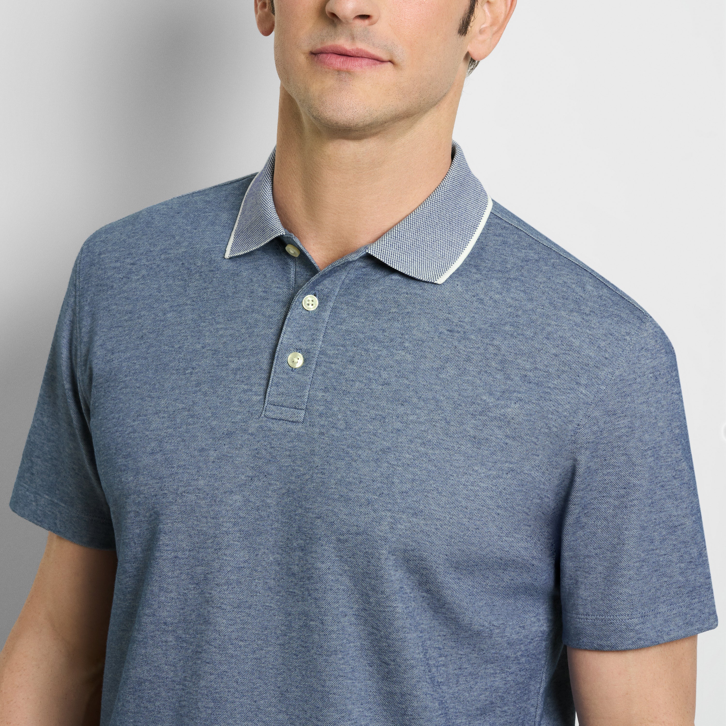 Essential Soft Touch Heather Polo