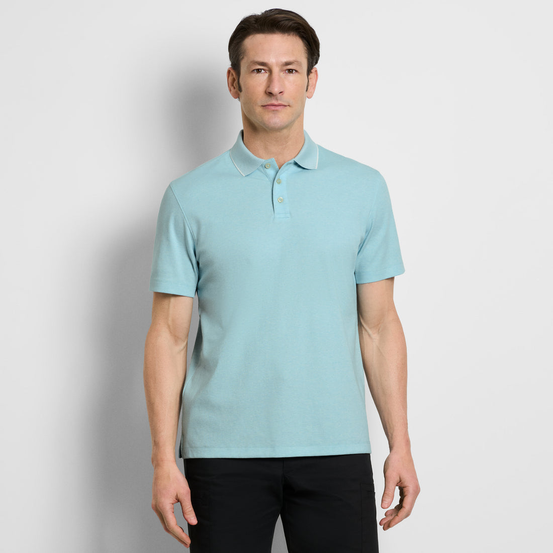 Essential Soft Touch Heather Birdseye Polo