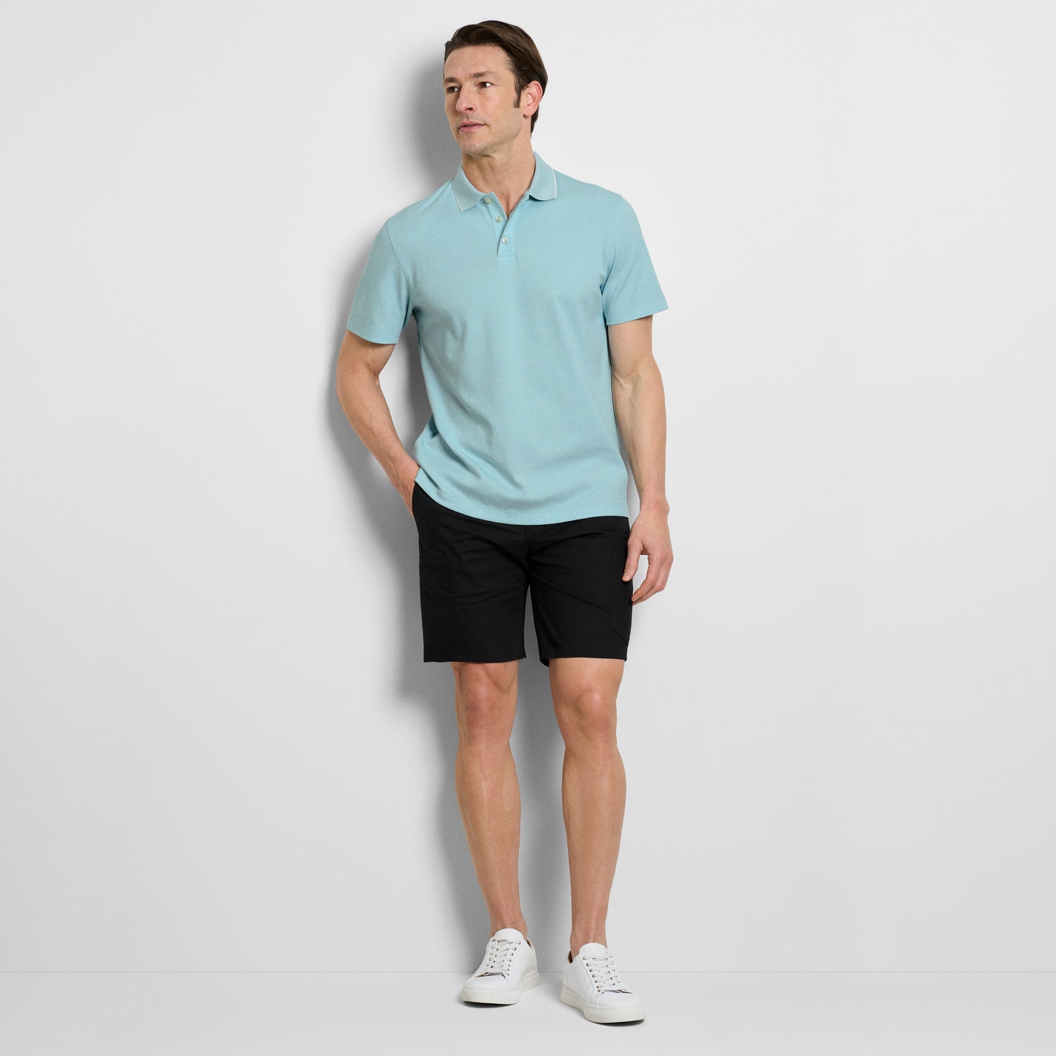 Essential Soft Touch Heather Polo