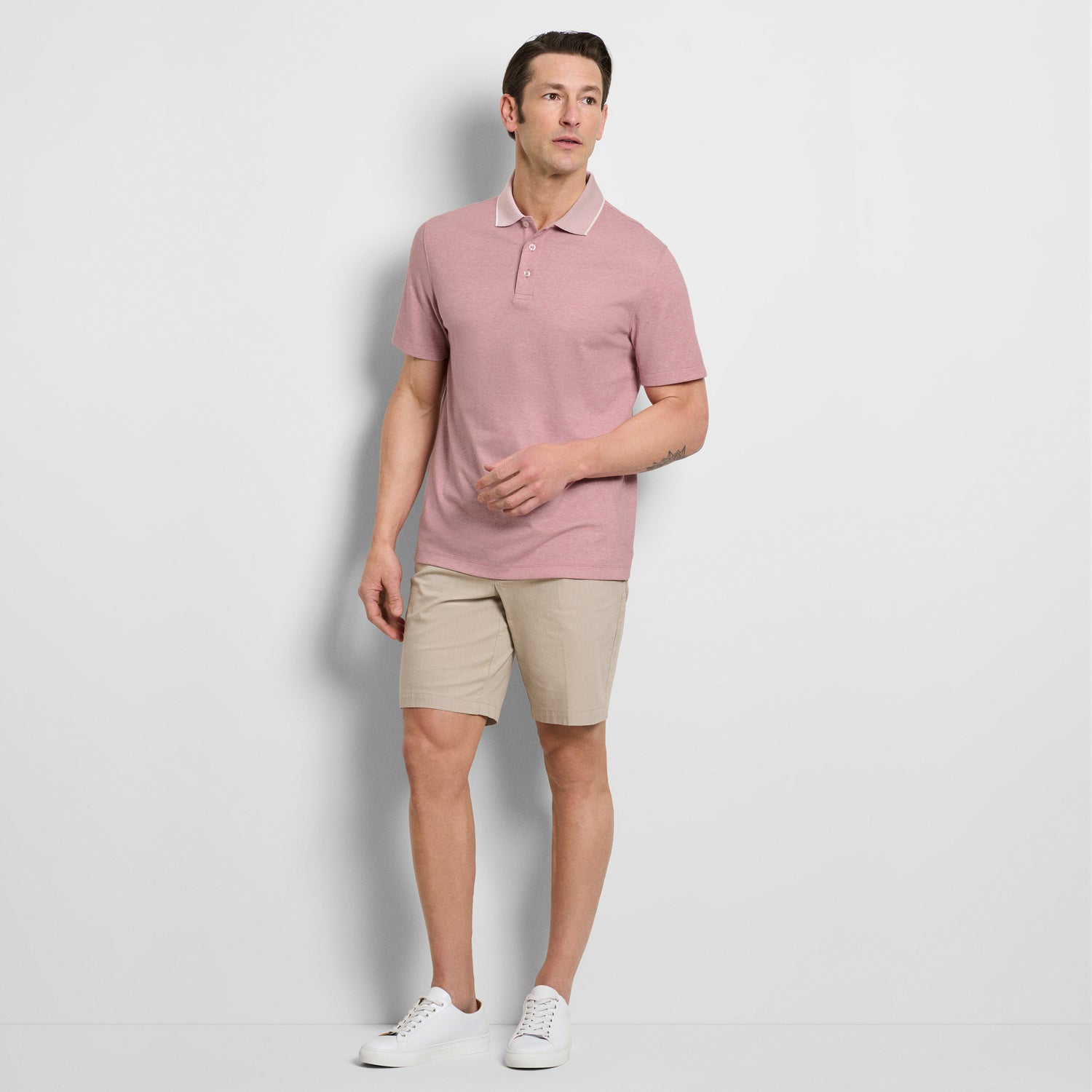 Essential Soft Touch Heather Polo