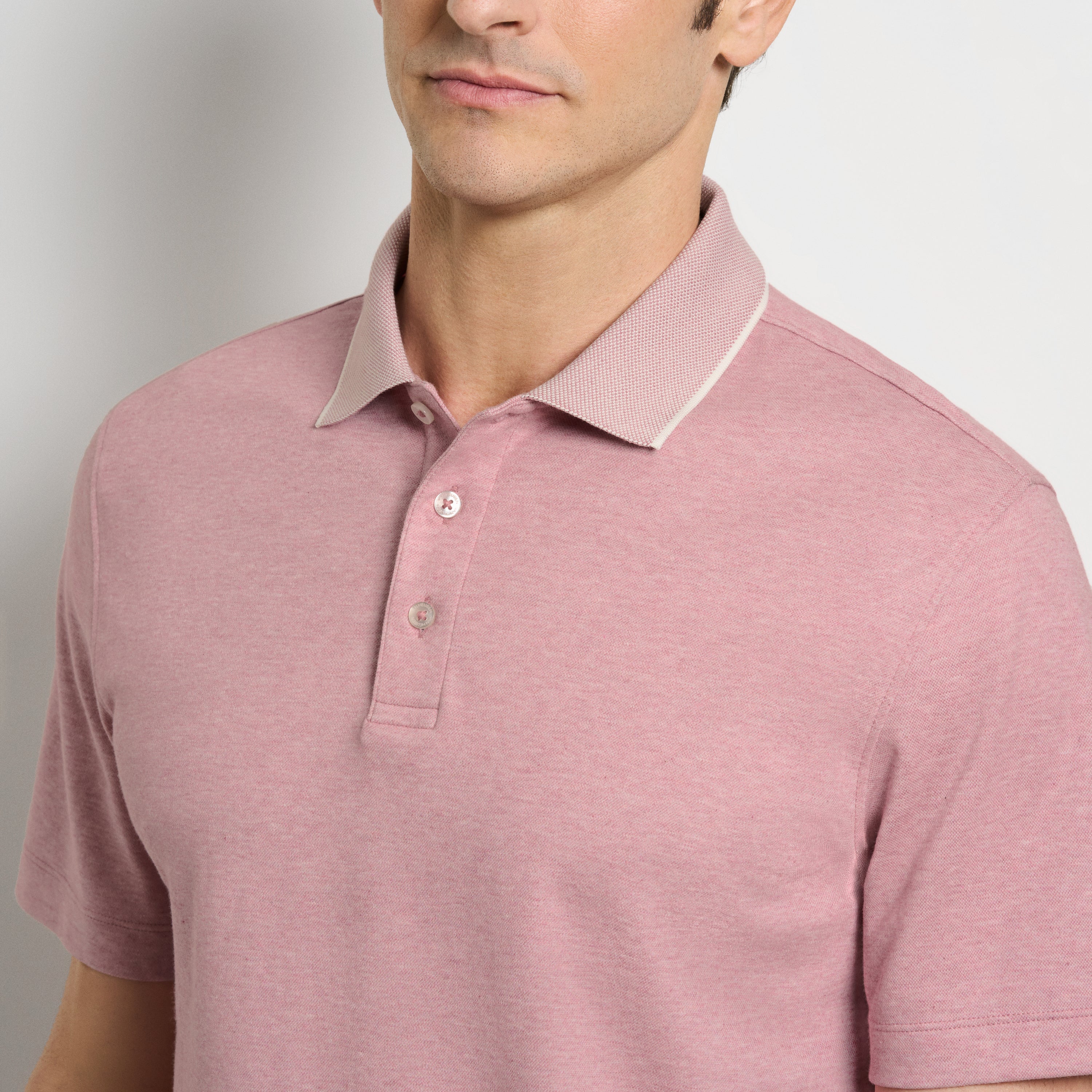 Essential Soft Touch Heather Polo