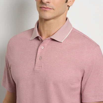Essential Soft Touch Heather Birdseye Polo