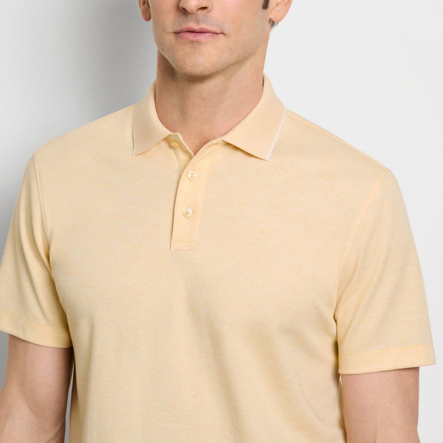 Essential Soft Touch Heather Polo