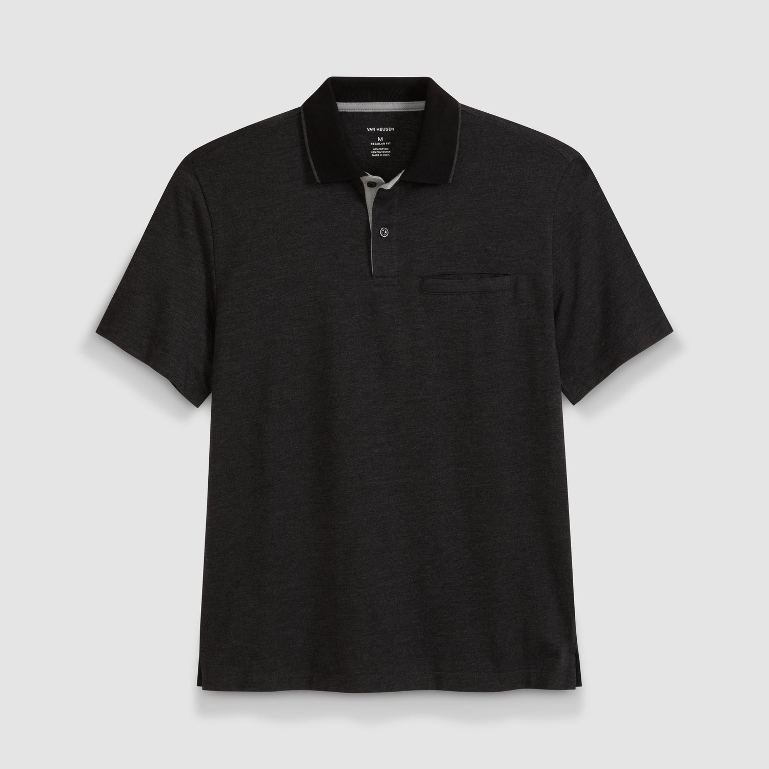 Essential Short Sleeve Birdseye Contrast Trim Welt Pocket Polo