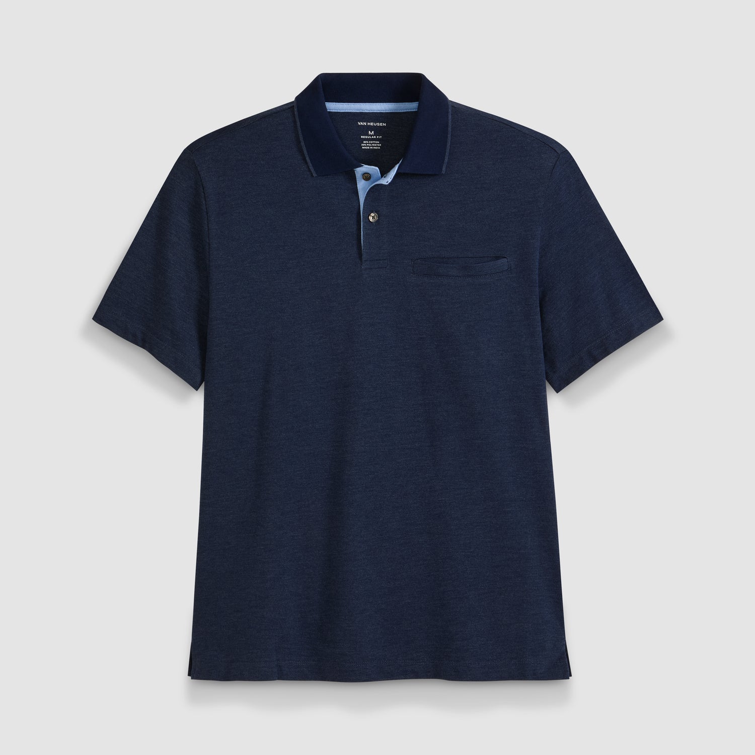 Essential Short Sleeve Birdseye Contrast Trim Welt Pocket Polo