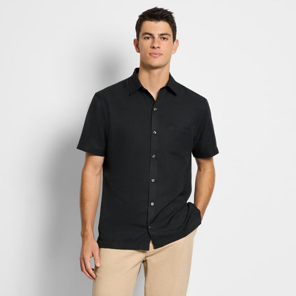 Weekend Short Sleeve Solid Camp Shirt - Regular Fit