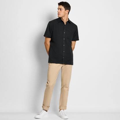 Weekend Short Sleeve Solid Camp Shirt - Regular Fit