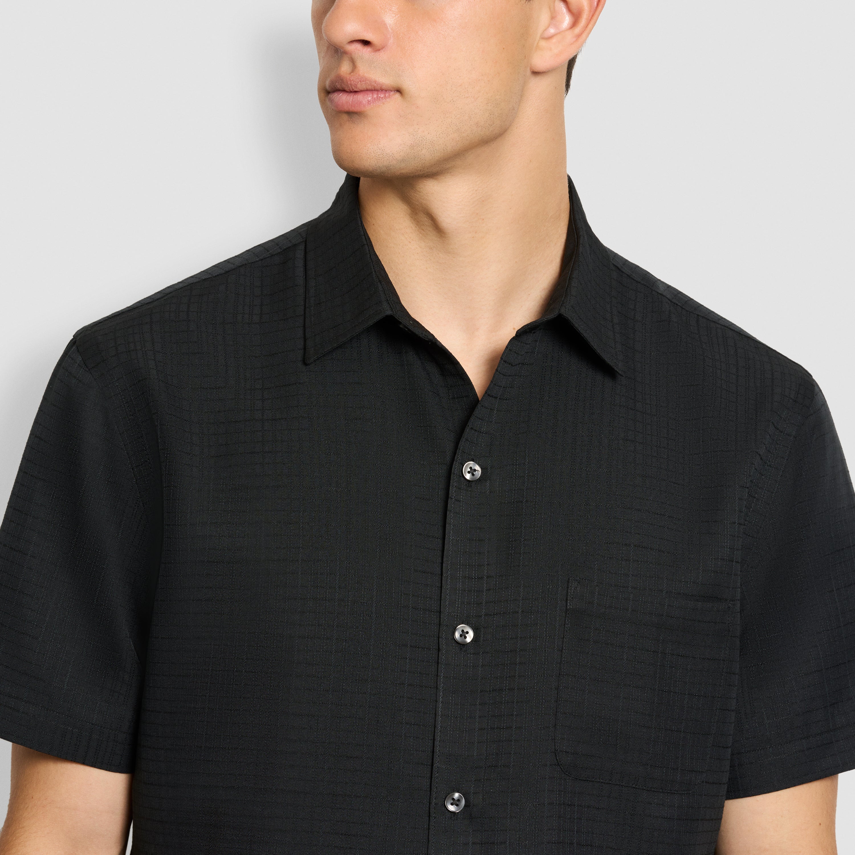 Weekend Short Sleeve Solid Camp Shirt - Regular Fit
