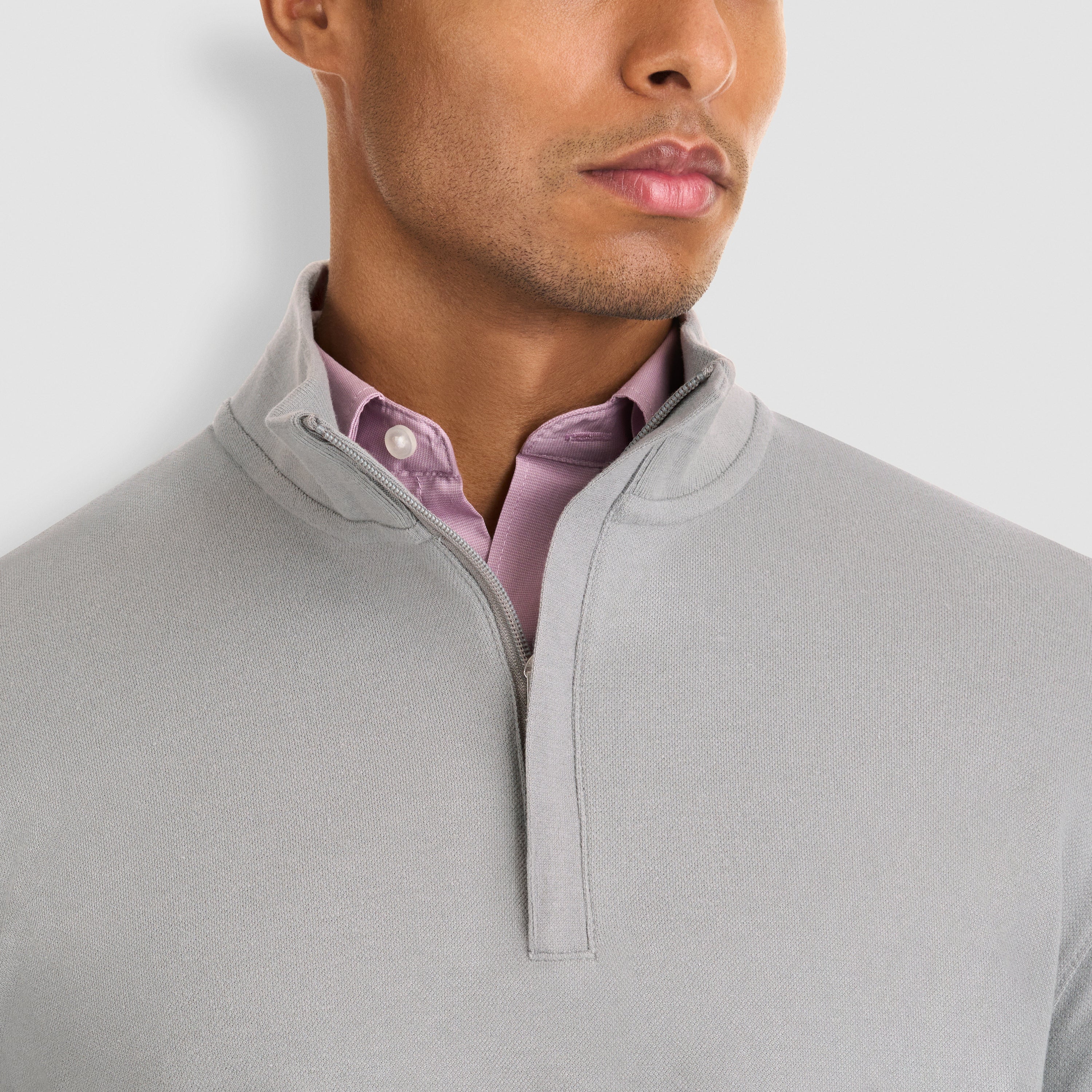 Essential Stain Shield Luxore Quarter Zip - Regular Fit