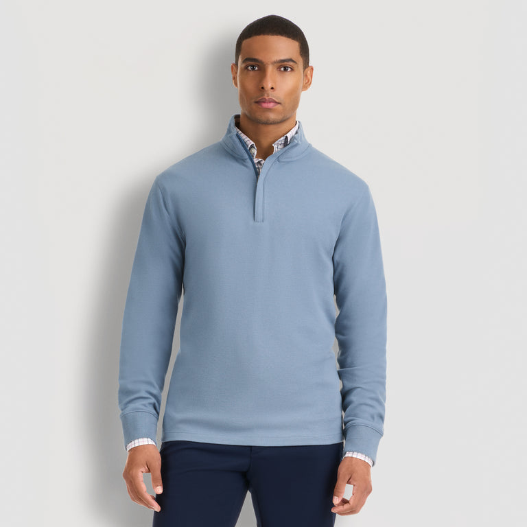 White Quarter-Zip Sweatshirts for Men