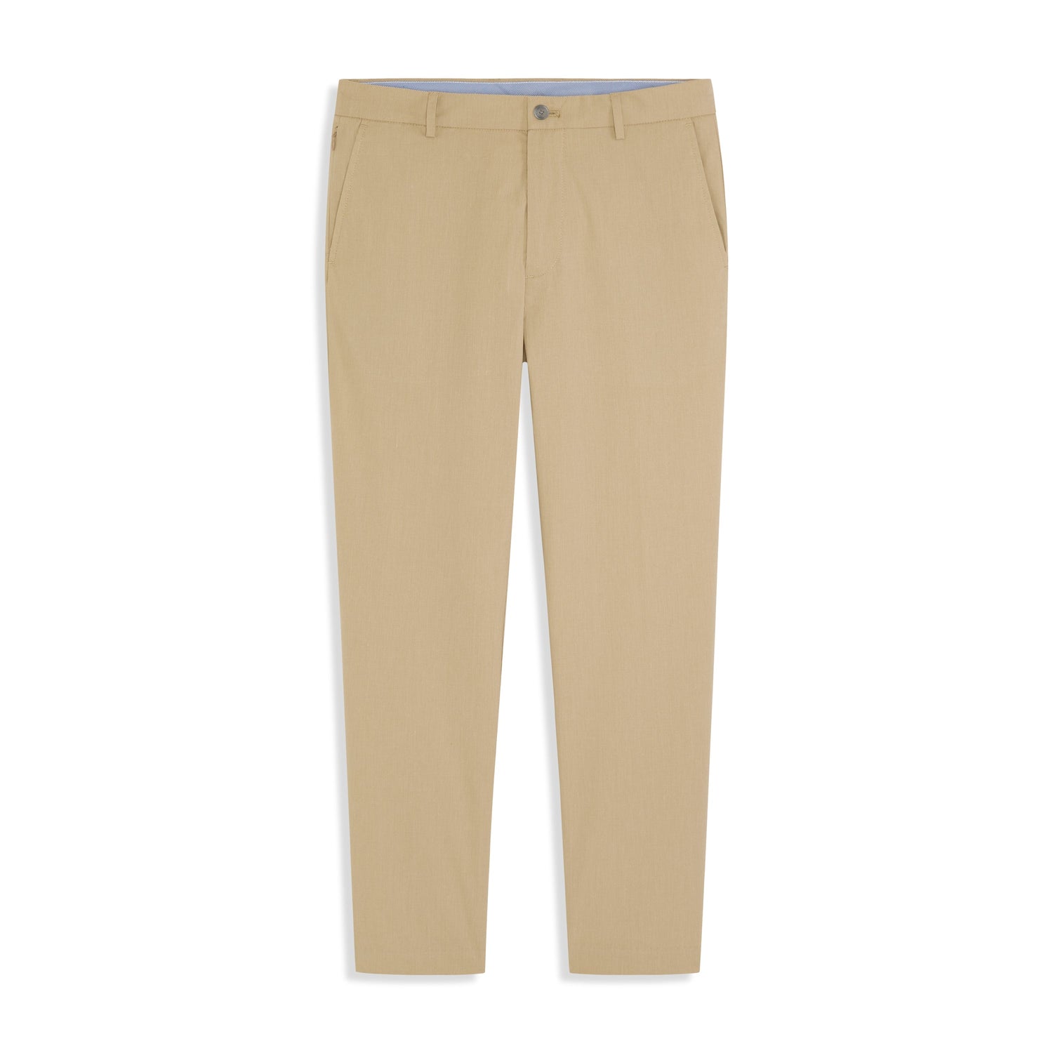 Fine Stripe Cotton Stretch Pant Straight Fit