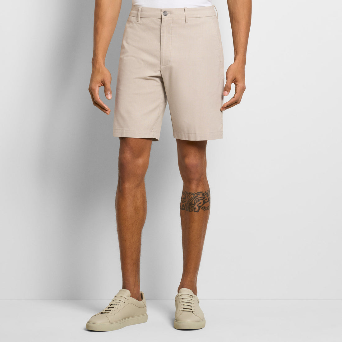 Essential Cotton Texture Stretch Short - Straight Fit
