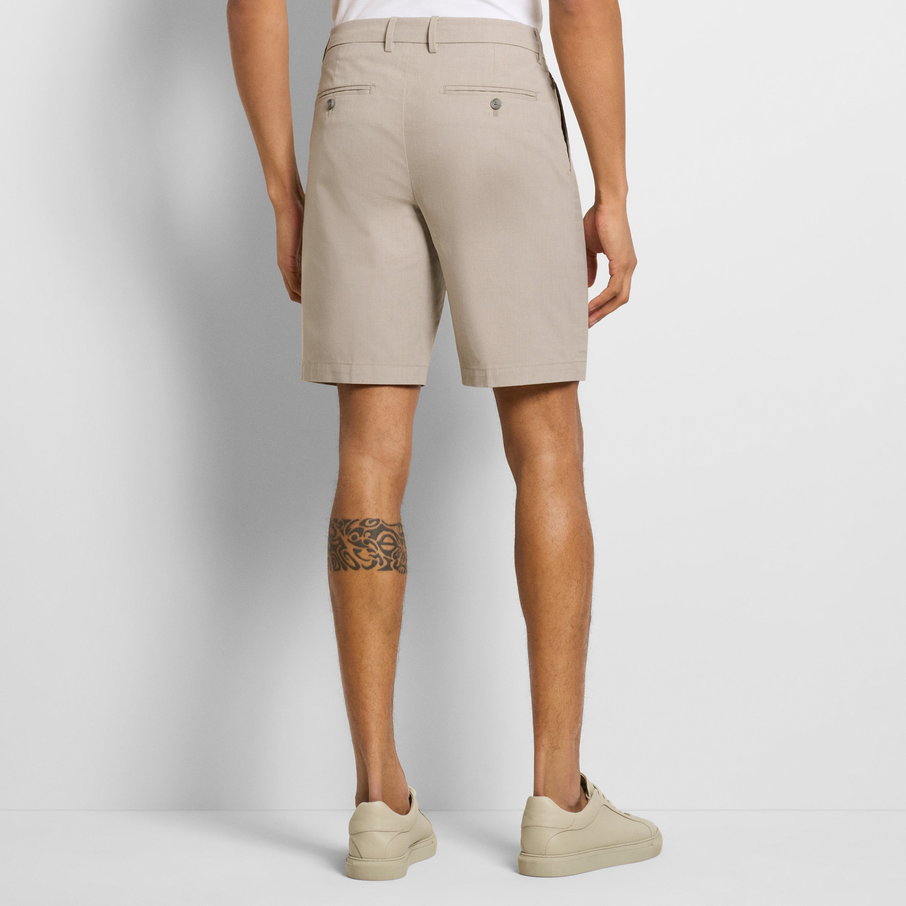 Essential Cotton Texture Stretch Short - Straight Fit