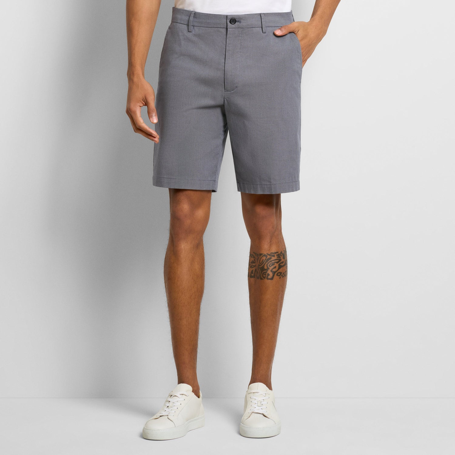 Essential Cotton Texture Stretch Short - Straight Fit
