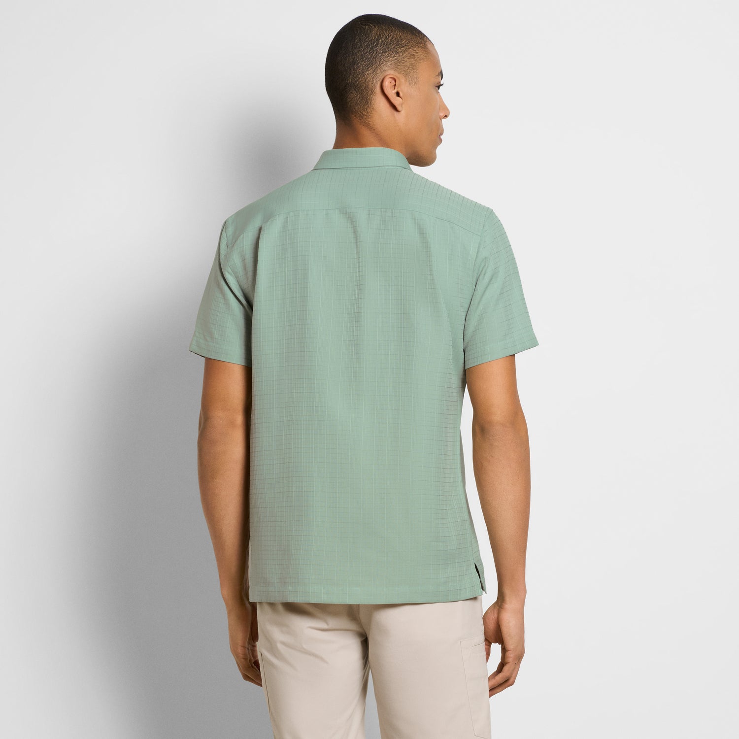 Weekend Texture Camp Solid Shirt - Regular Fit