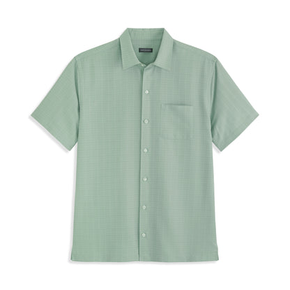 Weekend Texture Camp Solid Shirt - Regular Fit