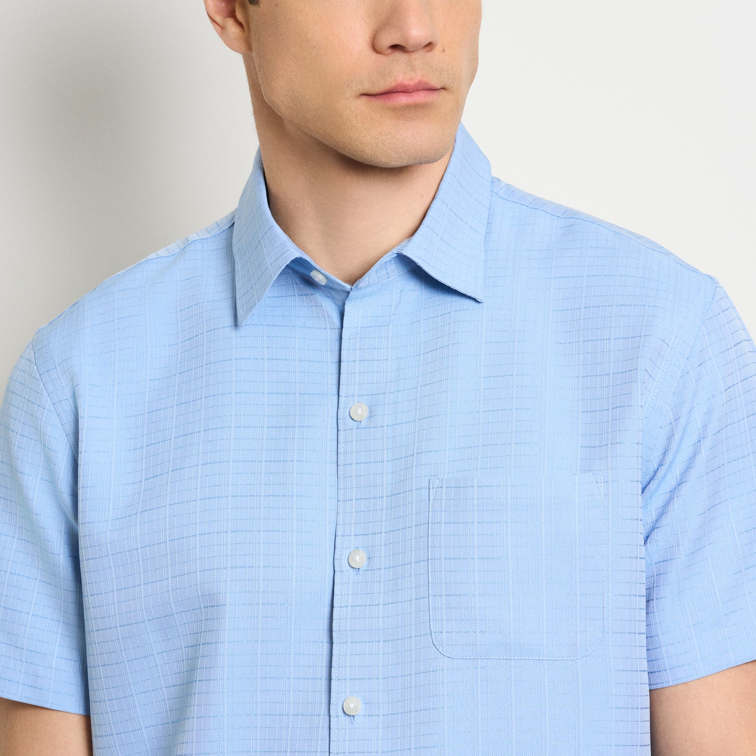 Weekend Texture Camp Solid Shirt - Regular Fit
