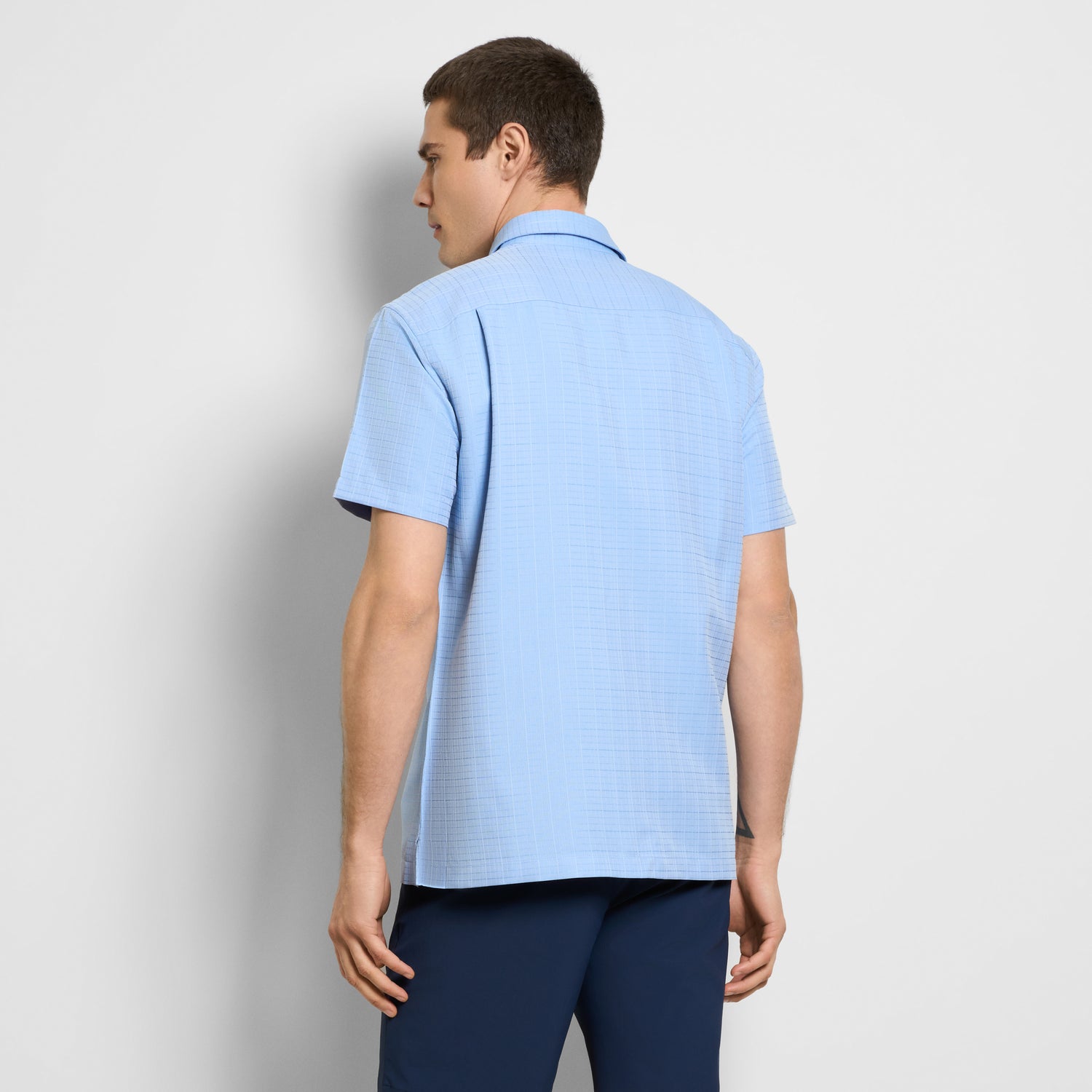 Weekend Texture Camp Solid Shirt - Regular Fit