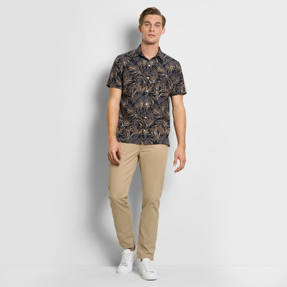 Weekend Palm Print Camp Shirt - Regular Fit