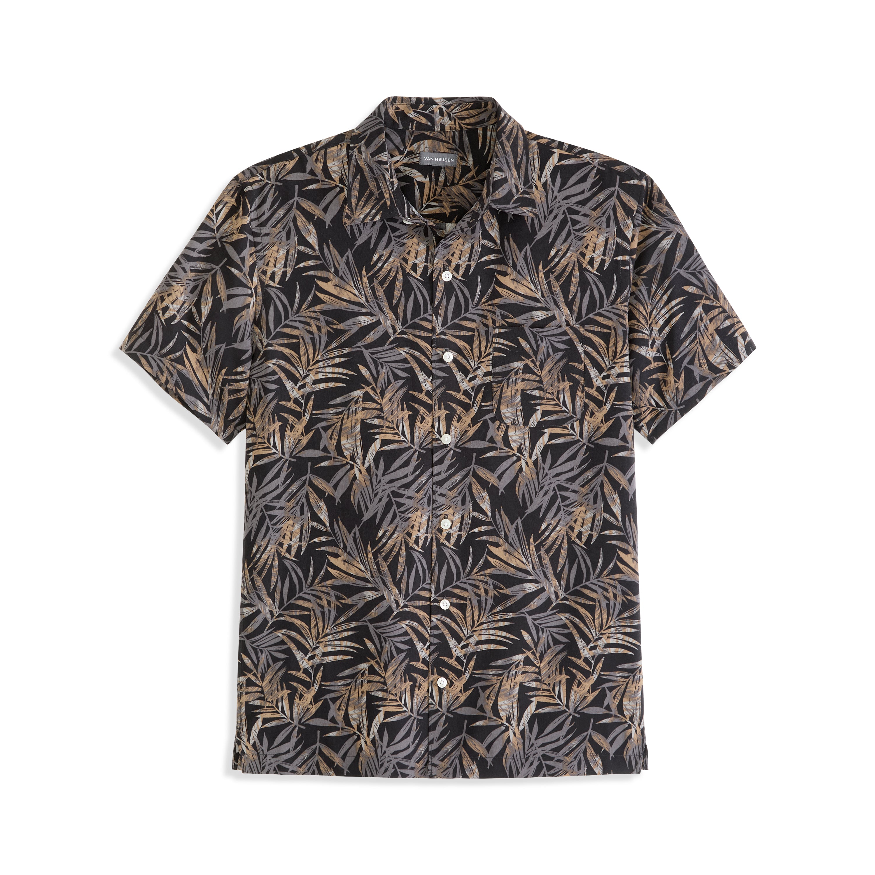 Weekend Palm Print Camp Shirt - Regular Fit
