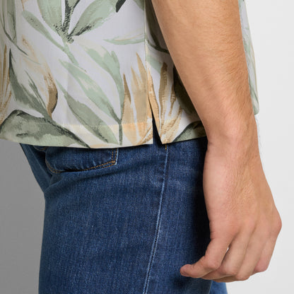 Weekend Foliage Print Camp Shirt - Regular Fit