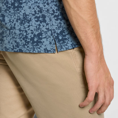 Weekend Asphalt Print Camp Shirt - Regular Fit