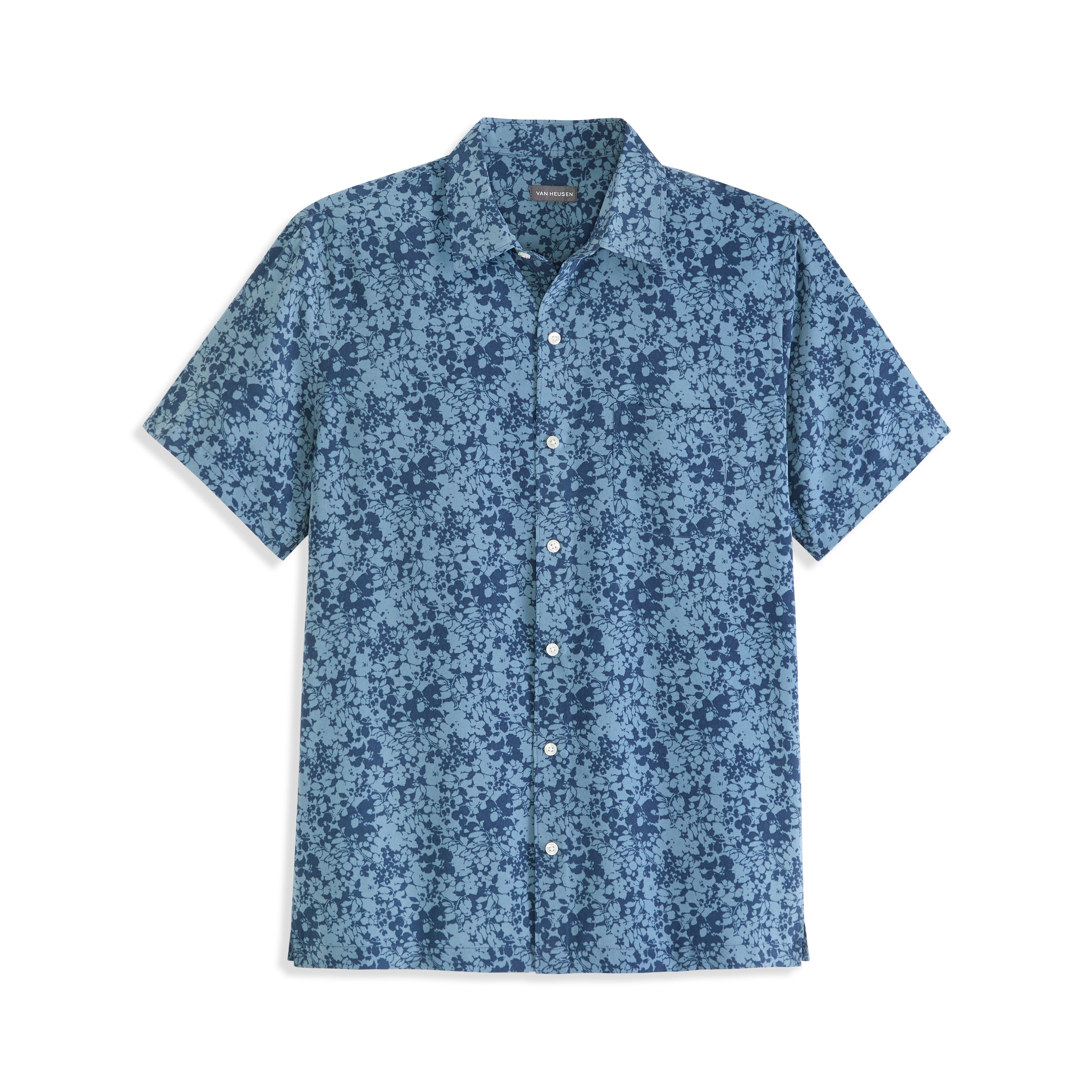 Weekend Asphalt Print Camp Shirt - Regular Fit