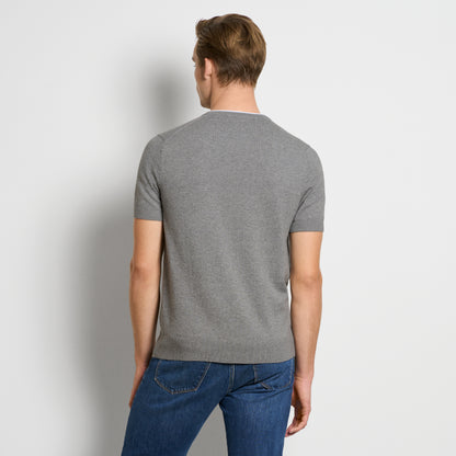 Smart Temp Short Sleeve Crewneck Sweater Knit Top