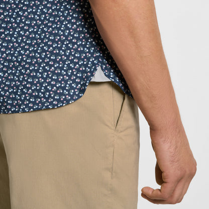 Folsen Short Sleeve Stain Shield Ditzy Print - Slim Fit