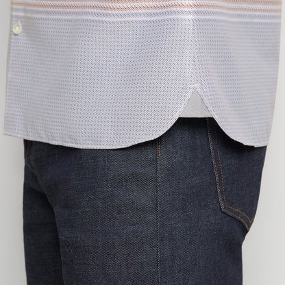 Folsen Short Sleeve Stain Shield Bobbin Print Shirt - Slim Fit