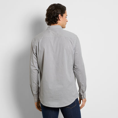 Wrinkle Free Long Sleeve Shirt Mini Plaid