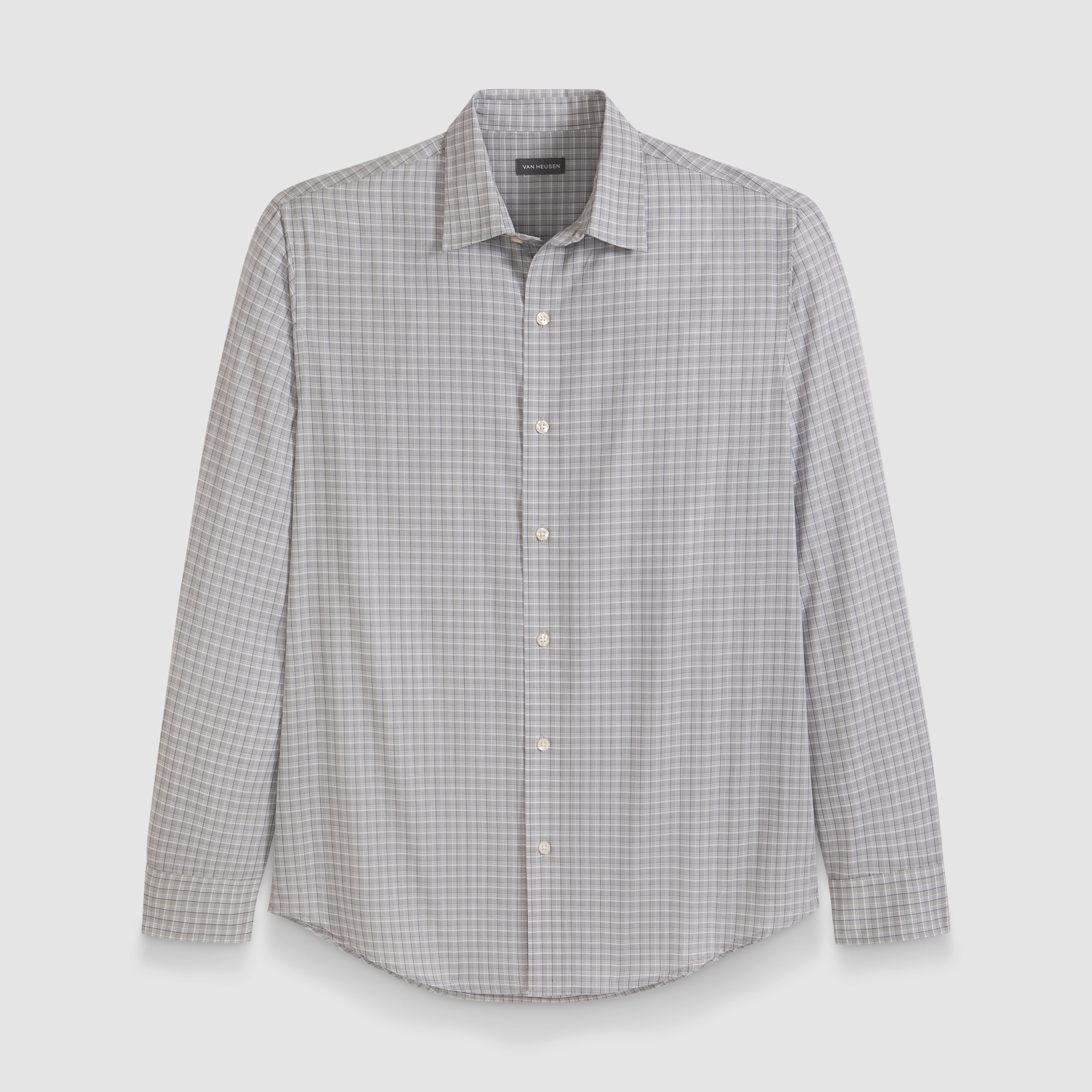 Wrinkle Free Long Sleeve Shirt Mini Plaid