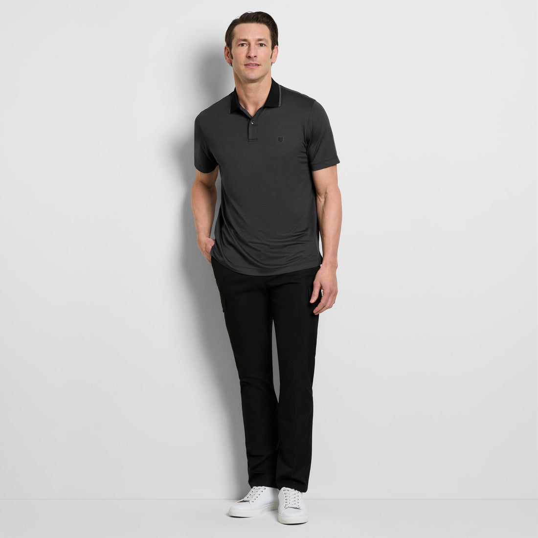 Performance Golf Fine Stripe Polo