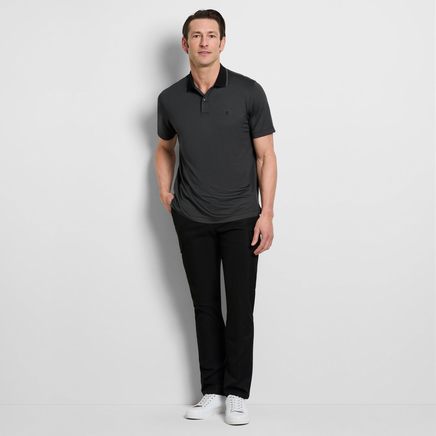 Performance Golf Fine Stripe Polo