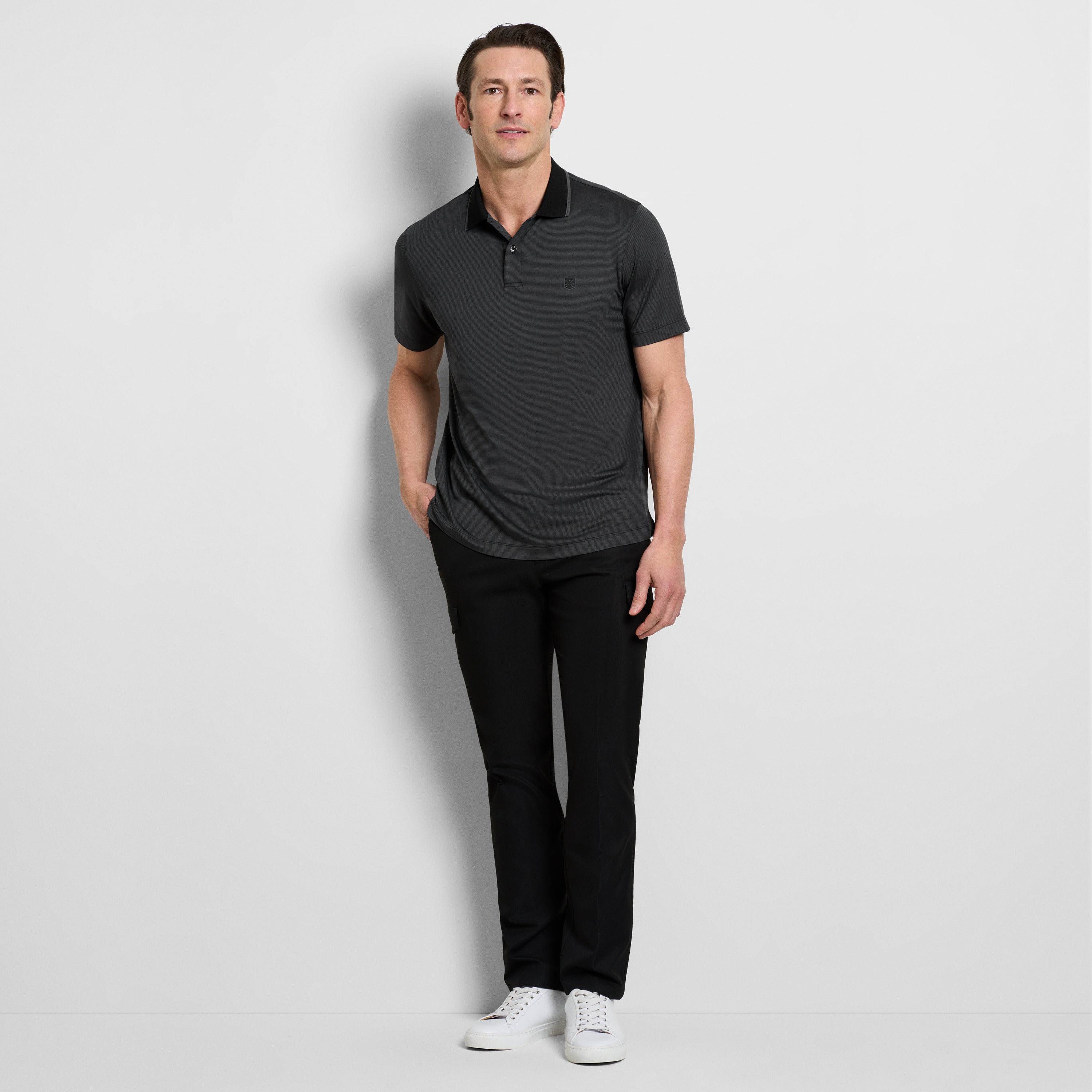 Performance Golf Fine Stripe Polo