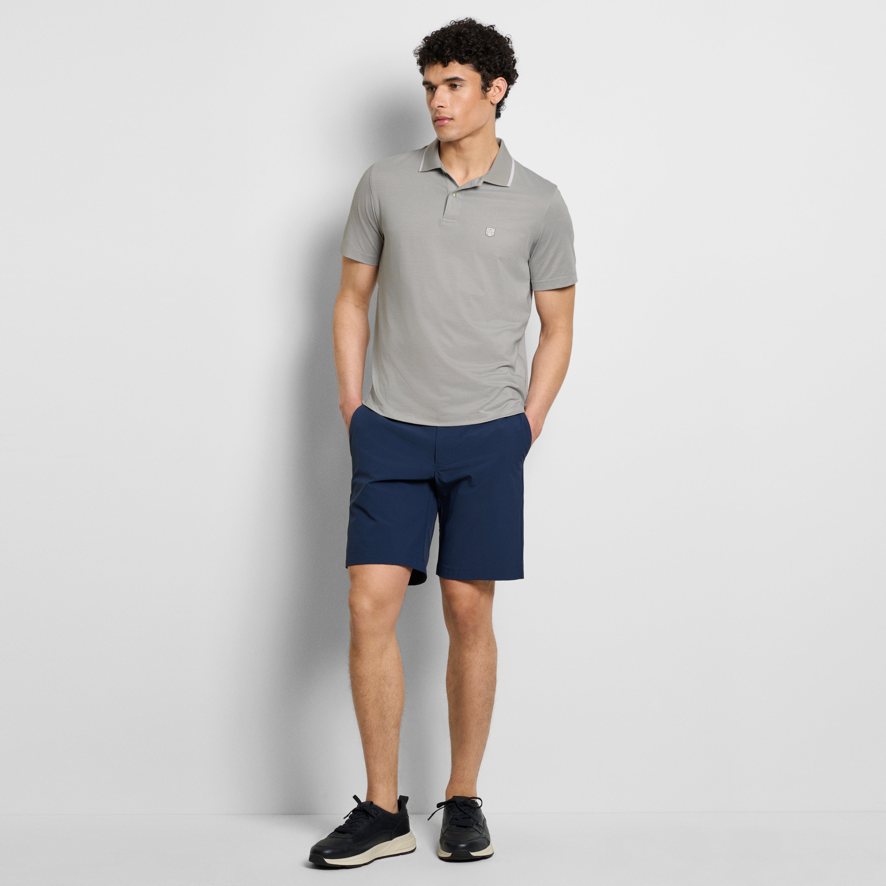 Performance Golf Fine Stripe Polo