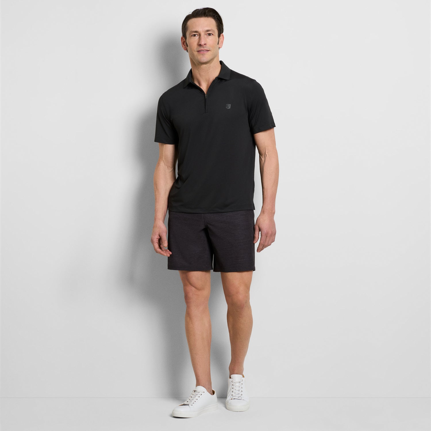 Performance Zip Short Sleeve Polo