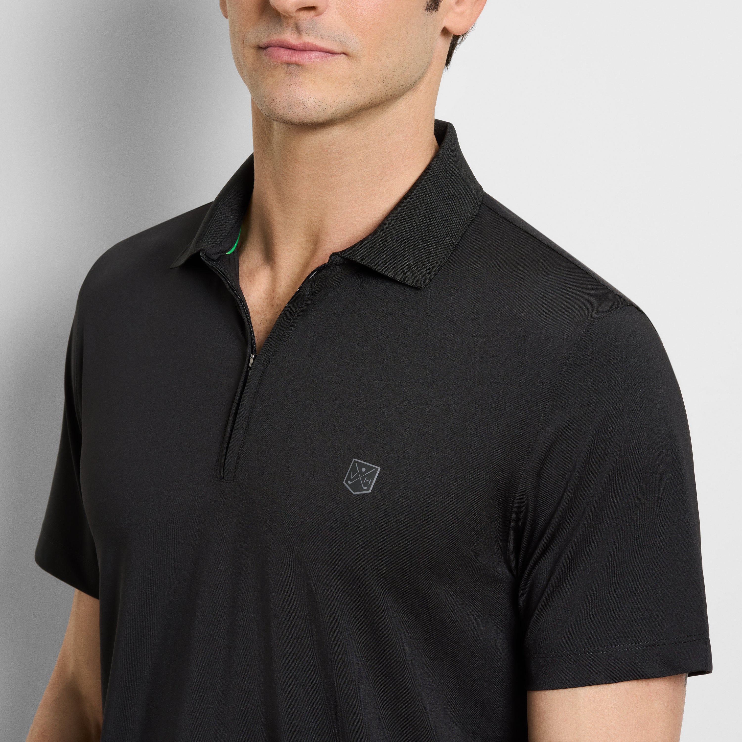 Performance Zip Short Sleeve Polo