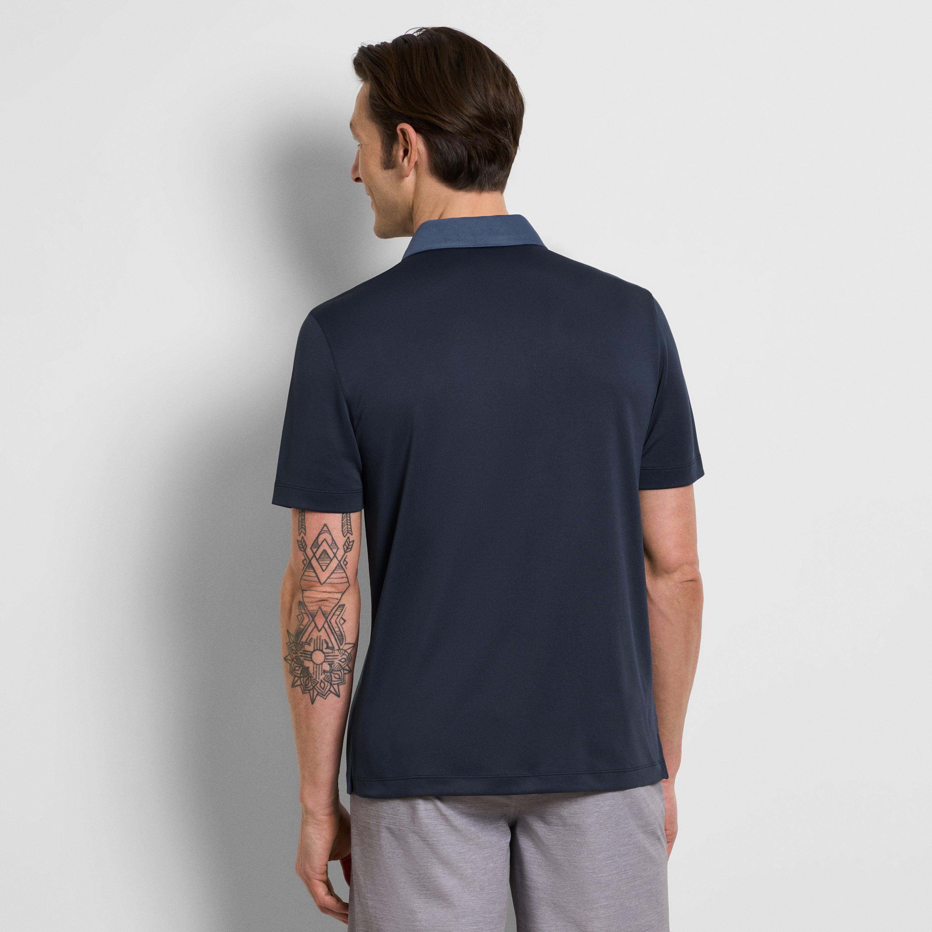 Performance Golf Mesh Back Polo