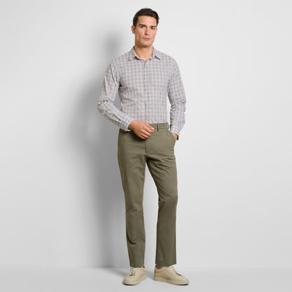 Wrinkle Free Long Sleeve Shirt Open Check