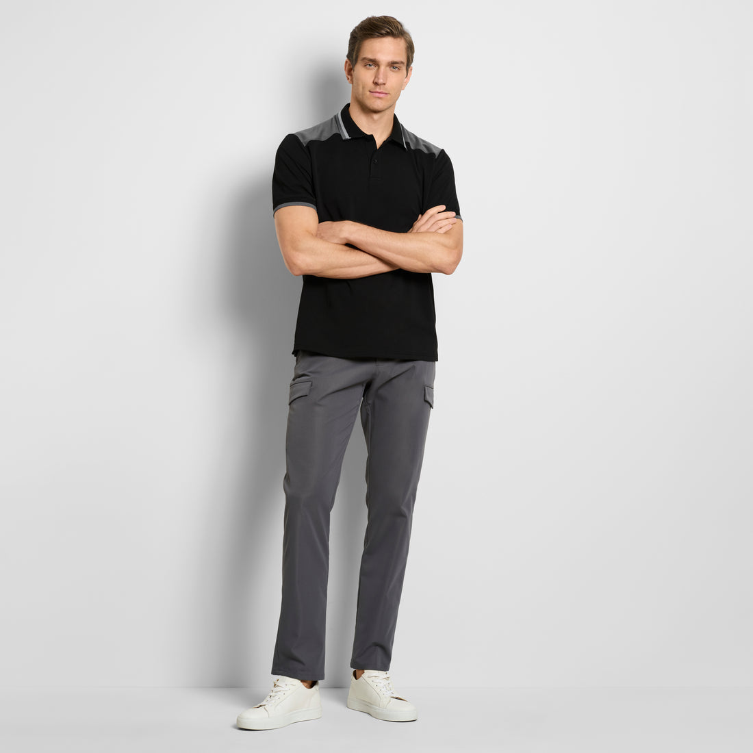 Performance Colorblock Short Sleeve Polo