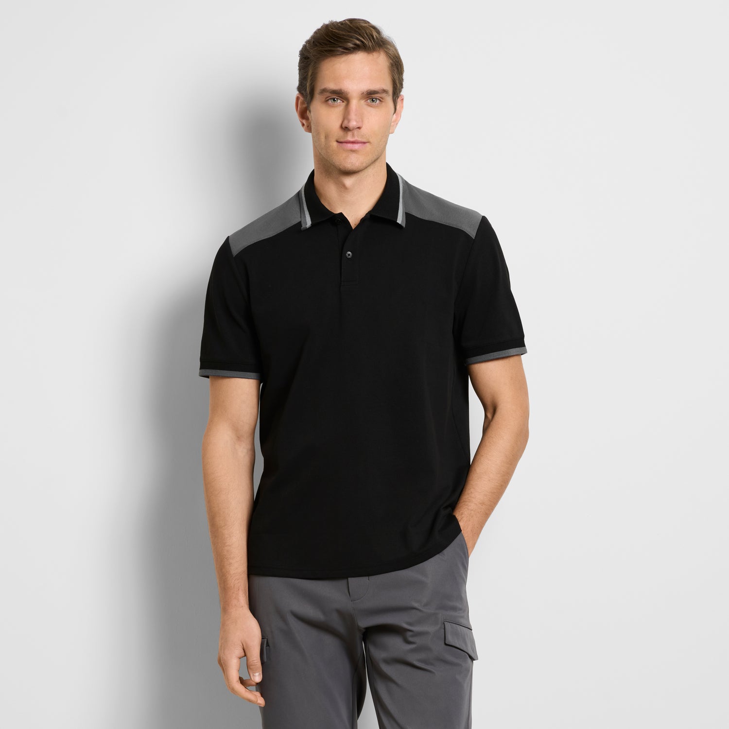 Performance Colorblock Short Sleeve Polo