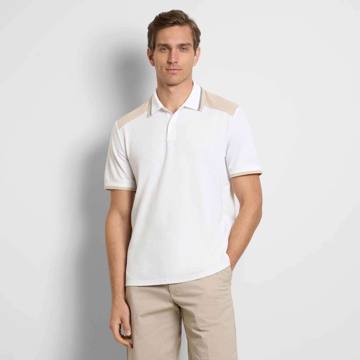 Performance Colorblock Short Sleeve Polo