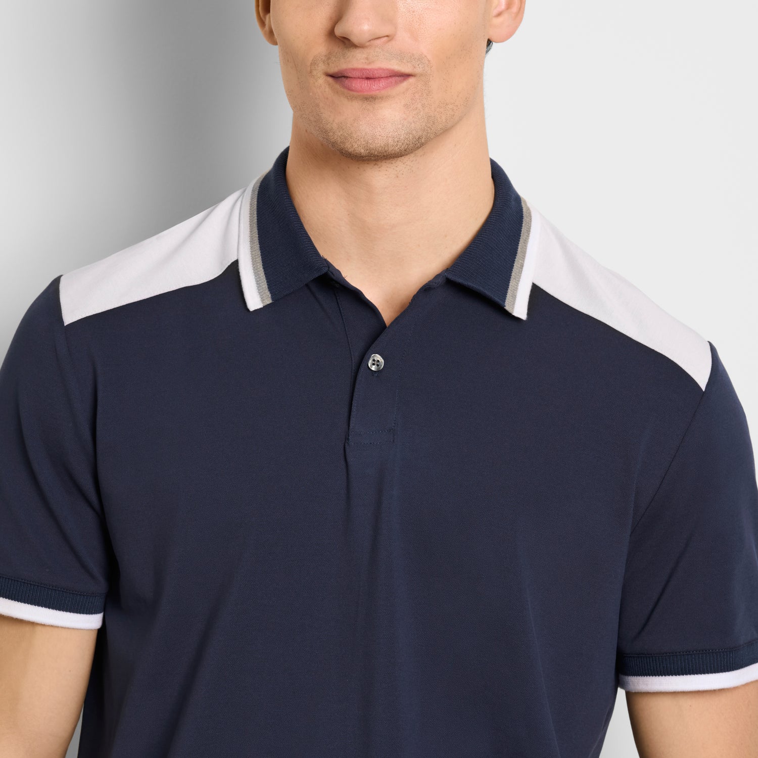 Performance Colorblock Short Sleeve Polo