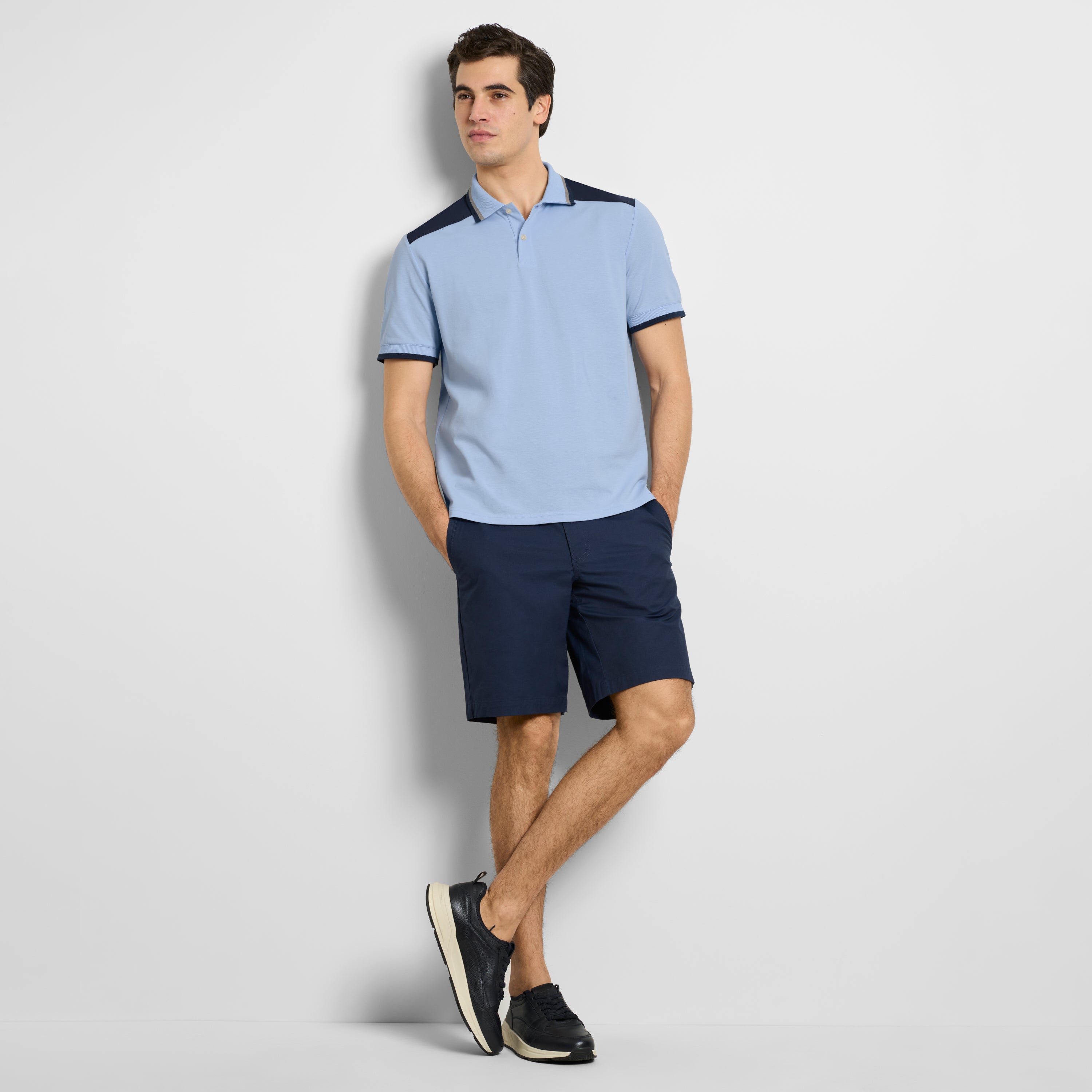 Performance Colorblock Short Sleeve Polo