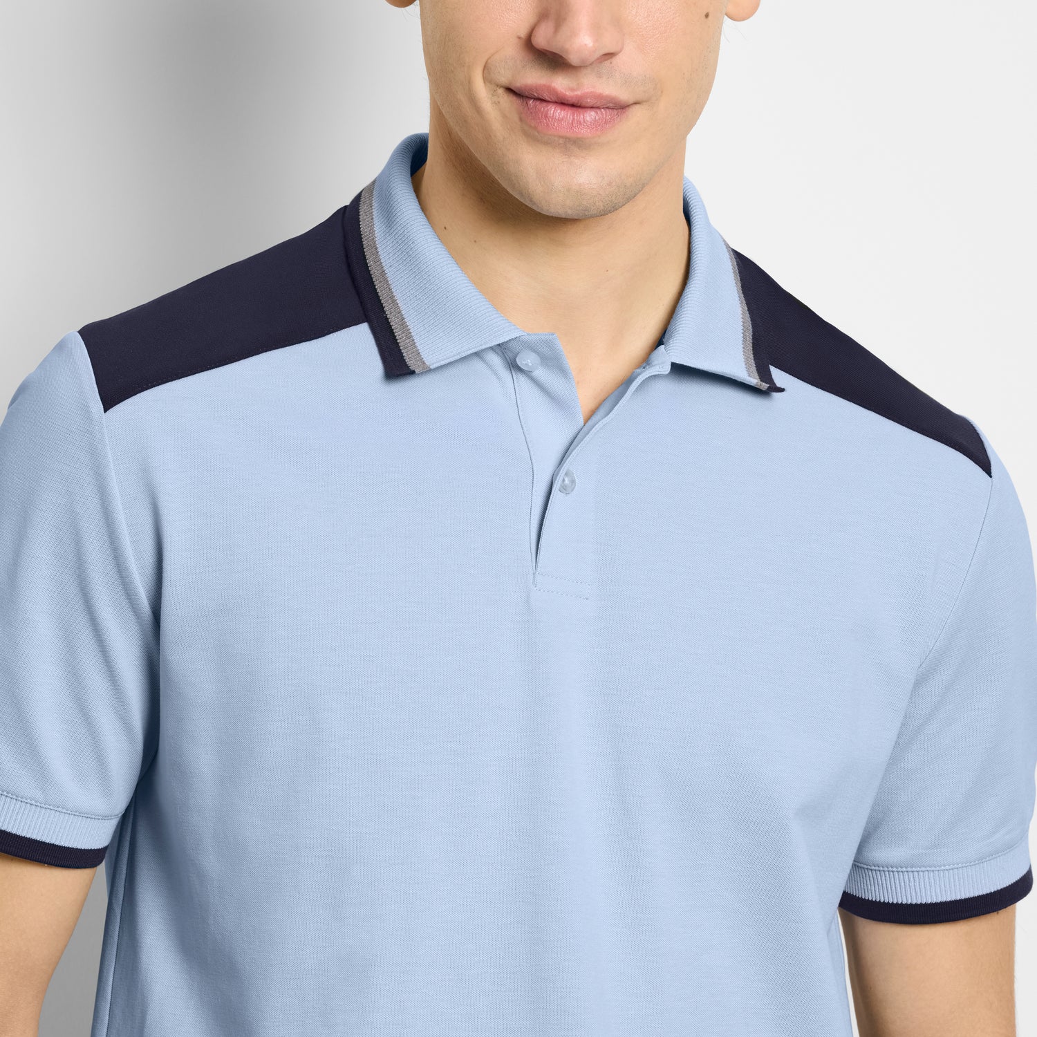 Performance Colorblock Short Sleeve Polo
