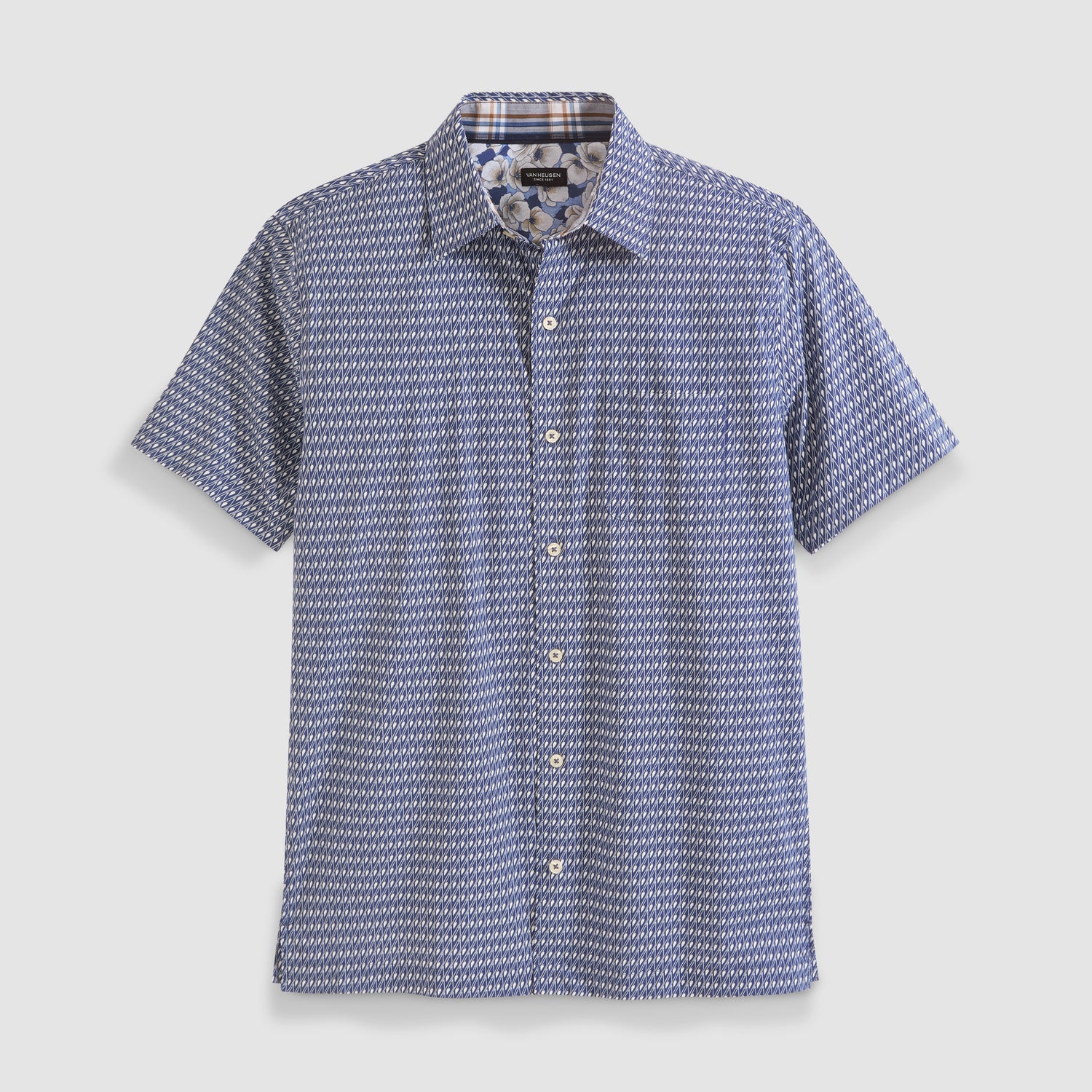 Big & Tall Men’s Originals Pattern Short Sleeve Shirt 2XLT TL / Blue Indigo Big & Tall Men’s Originals Pattern Short Sleeve Shirt 2XLT TL / Blue Indigo