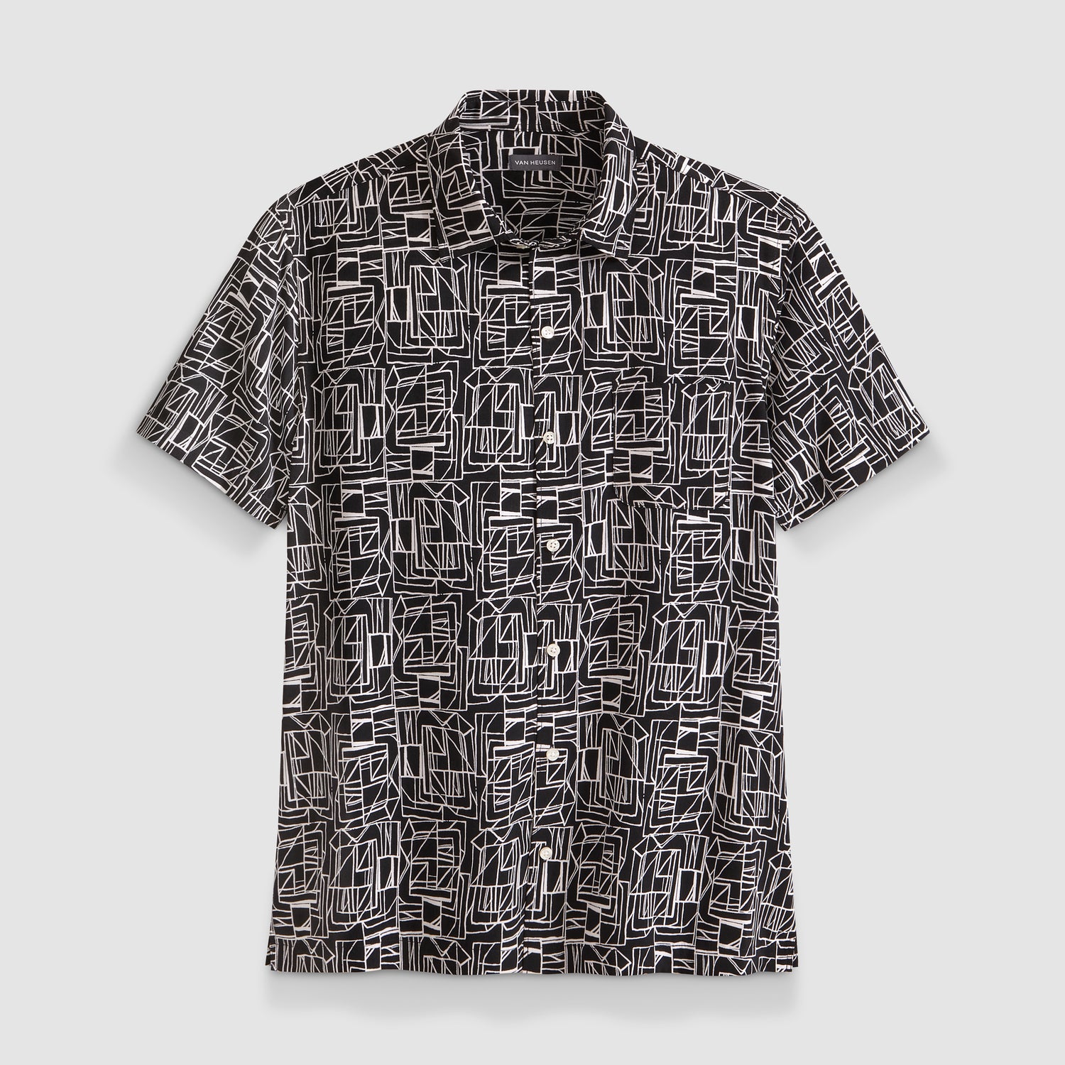 Weekend Printed Short Sleeve Camp Shirt
